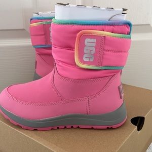 NWT UGG Toty Weather little girls pink winter boots